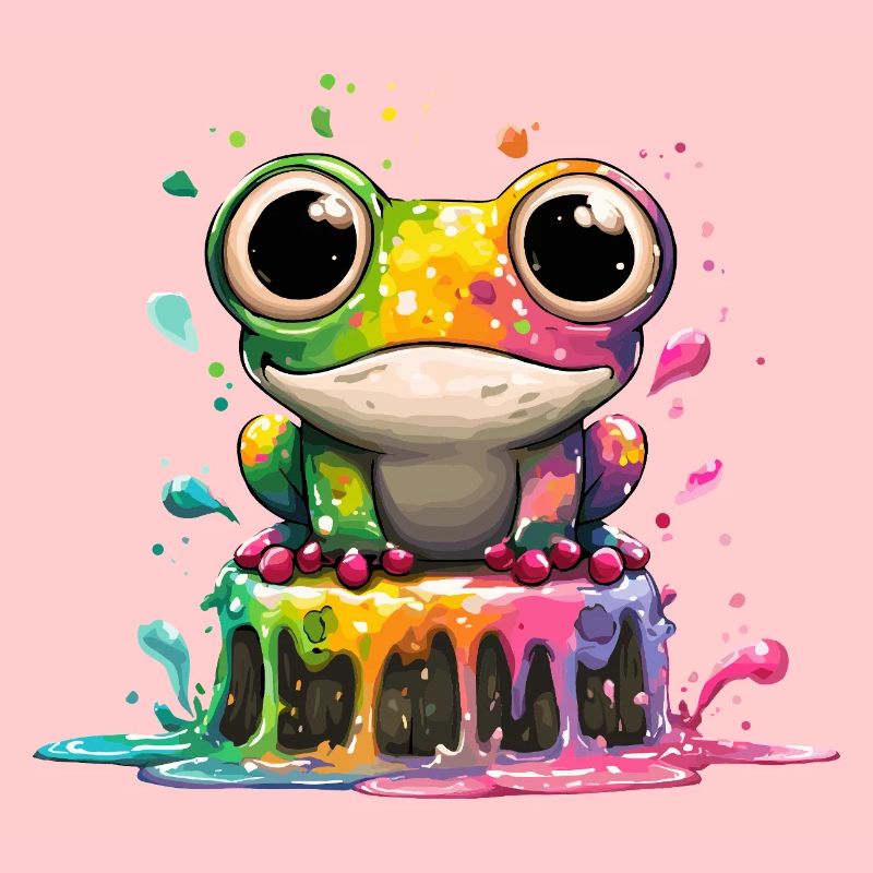 Regenbogenfrosch Kuchenzauber