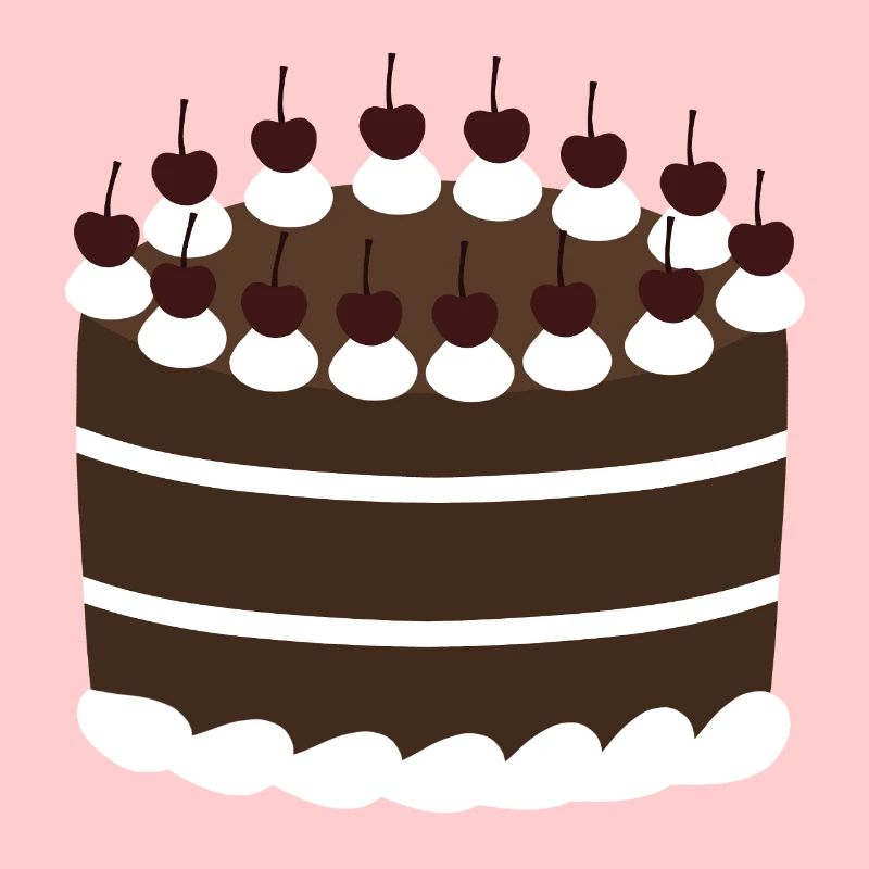 Cherry Chocolate Black Forest Layer Cake