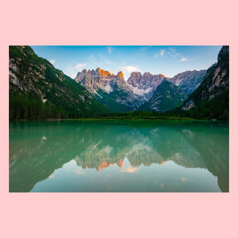 Alpine Lake Mirror Image