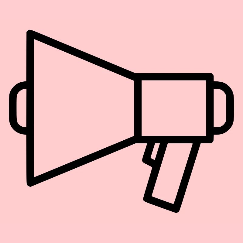 Megafon Lautsprecher Protest