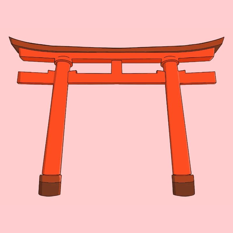 Lebendiges Torii-Tor