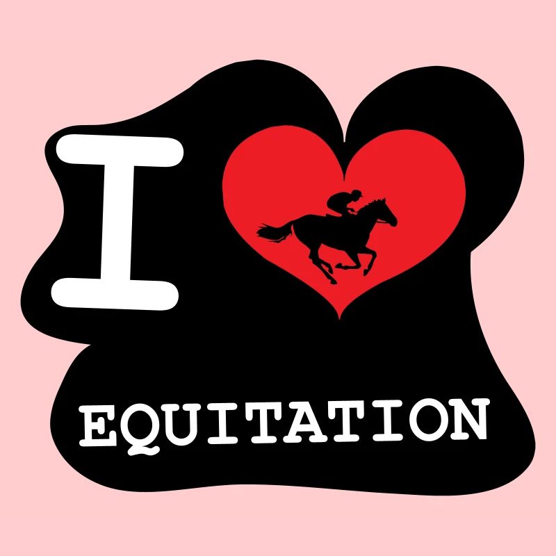 Ich liebe Reiten: das Logo der Enthusiasten