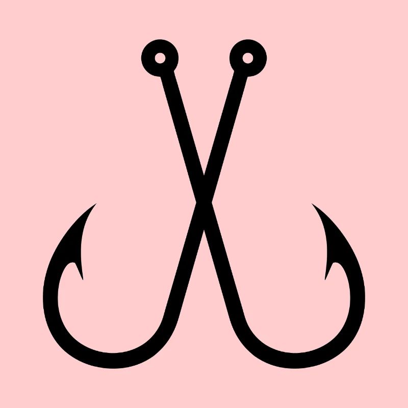 Crossed Fish Hooks