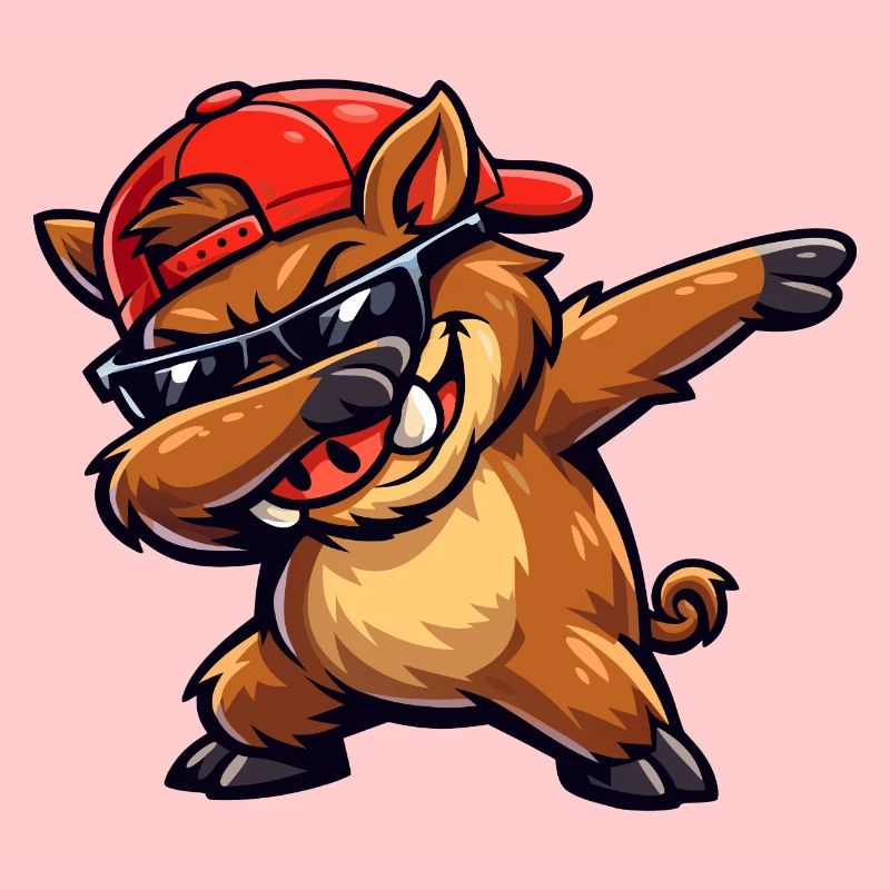 Dabbing Warthog