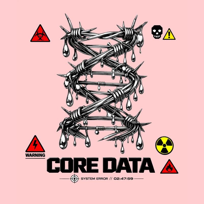 Core Data: Barbed Wire DNA Helix and Industrial Cy