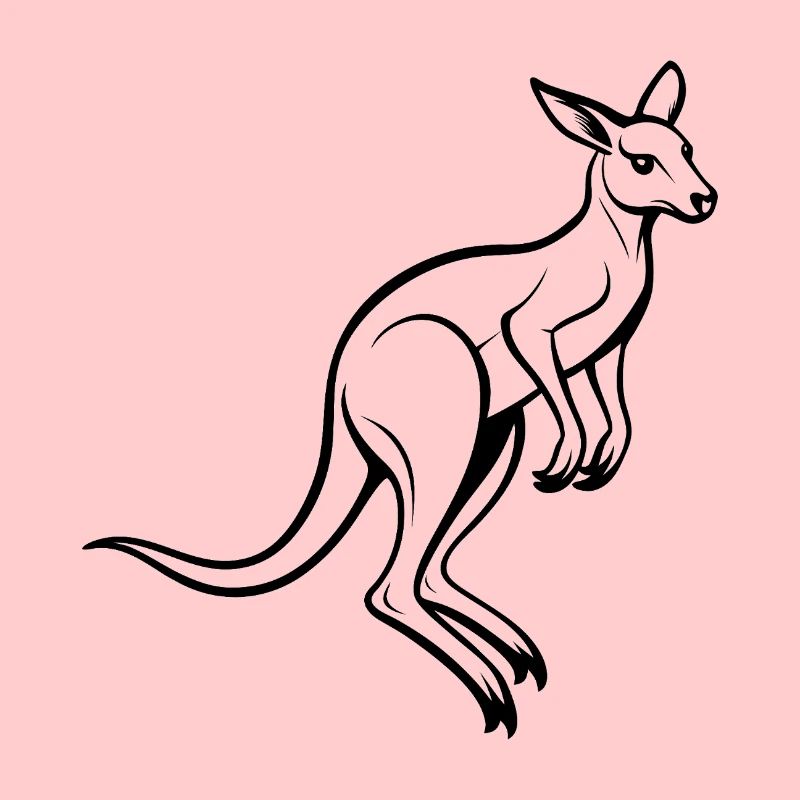 Känguru-Springen