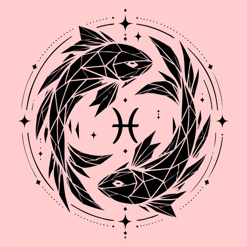 Pisces Symbol – Gentle & Modern