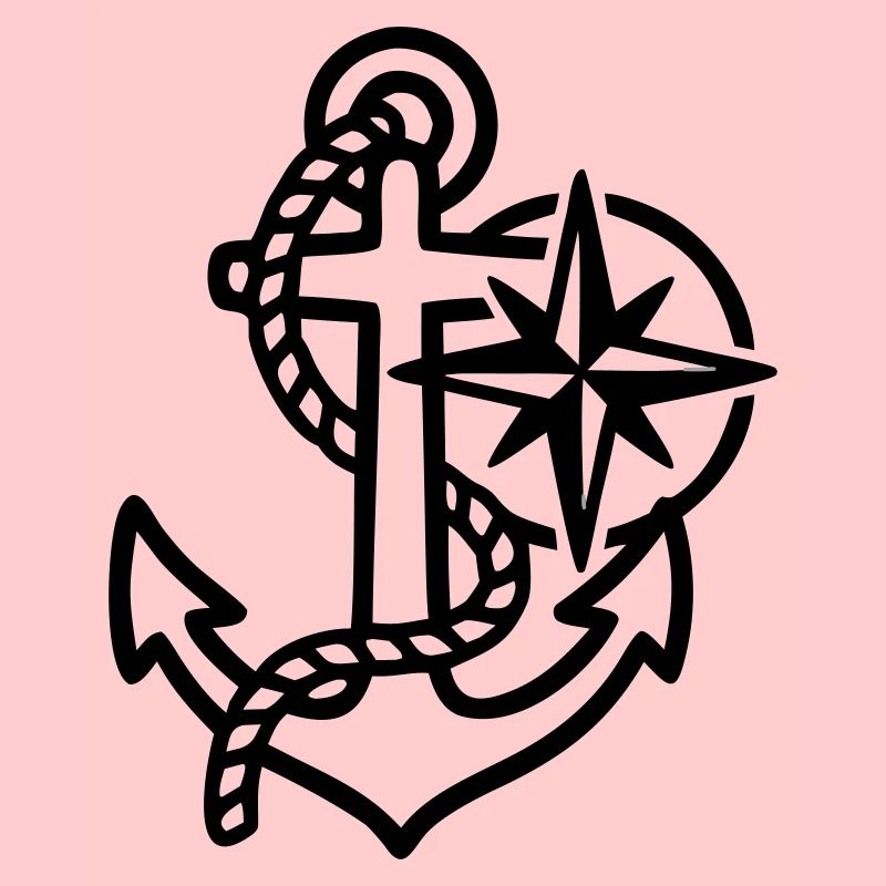 Anker Windrose Maritim Logo