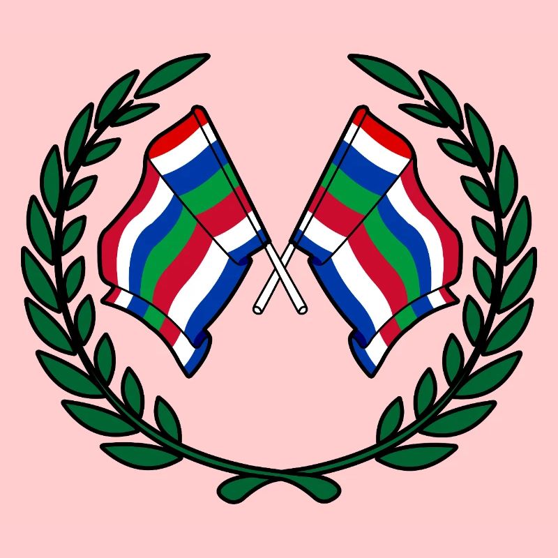 Schier Laurel Flags – Island Pride