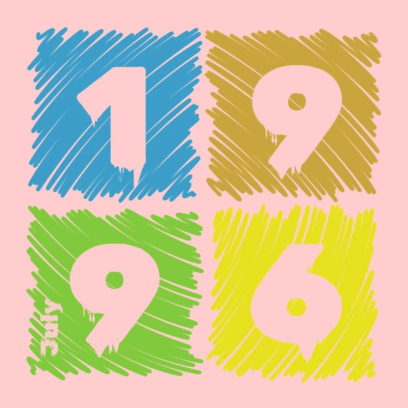 30. Geburtstag Farbige Patches since 07/1996