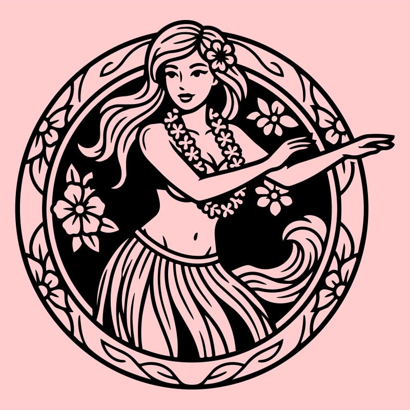 Hula-Mädchen