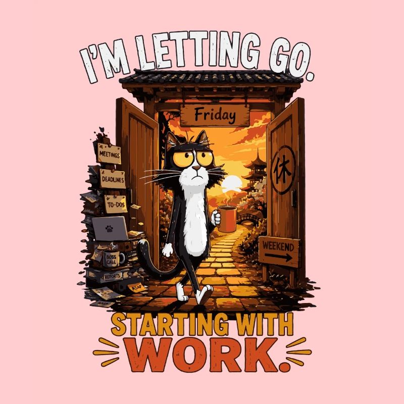 Friday Escape Cat: Starting with Work