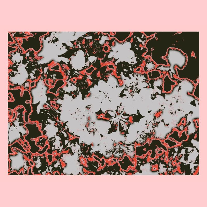 Red Nebula Abstract Pattern
