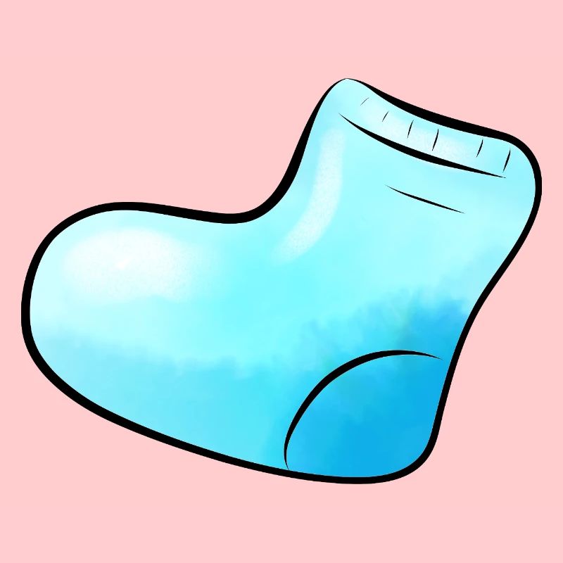 blue sock