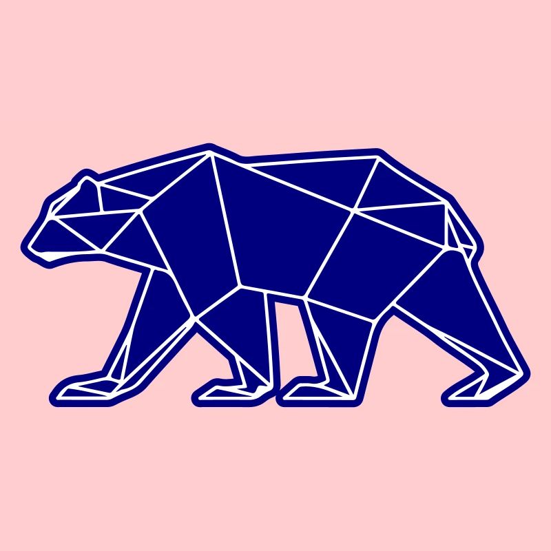 Eisbär Polar Bär Polygon Symbol