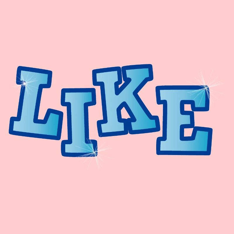 LIKE LETTERING with gloss