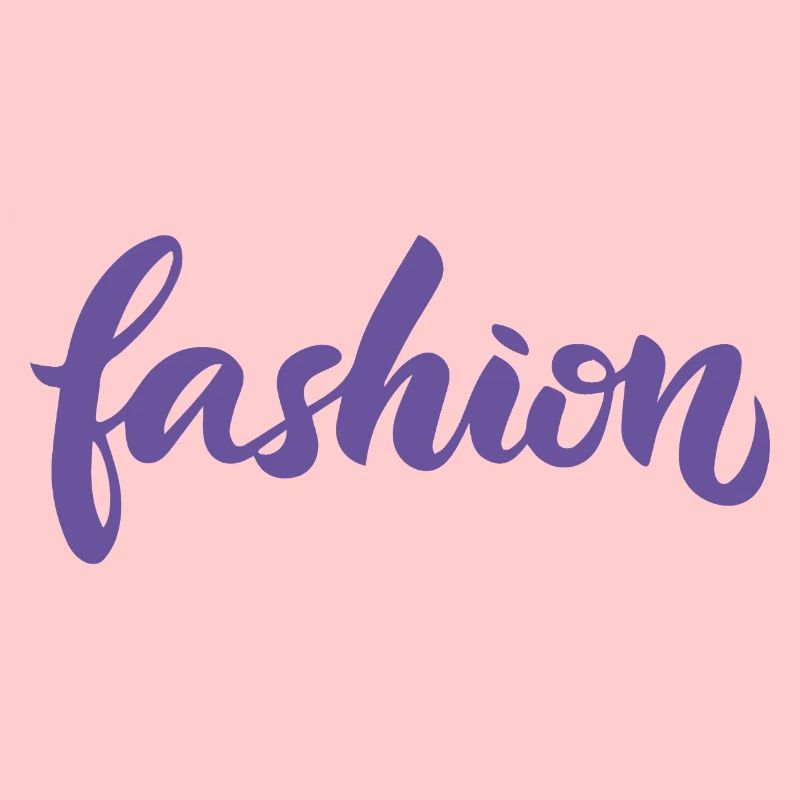 Tendance des écritures de lettrage mode violettes de mode