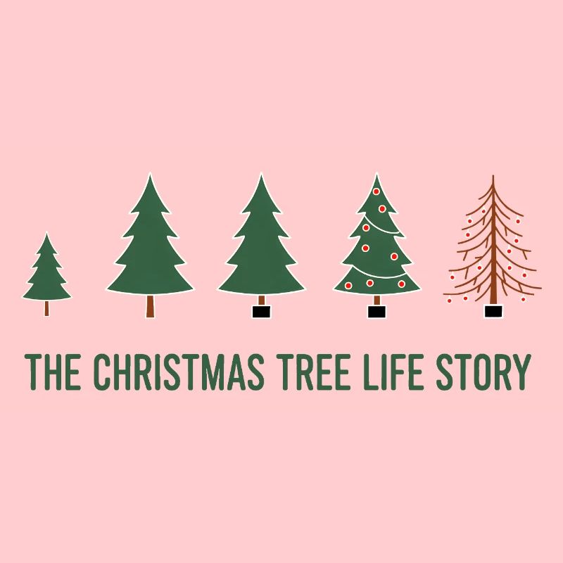 Évolution de l’arbre de Noël - Conception amusante de Noël