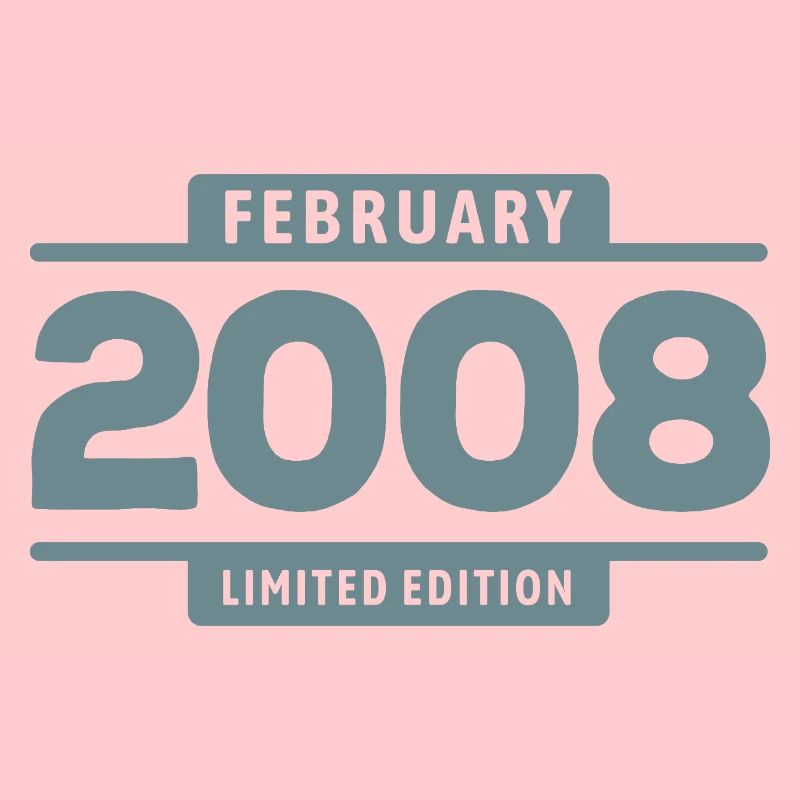 Limited Edition February 2008 Geburtstag Geschenk