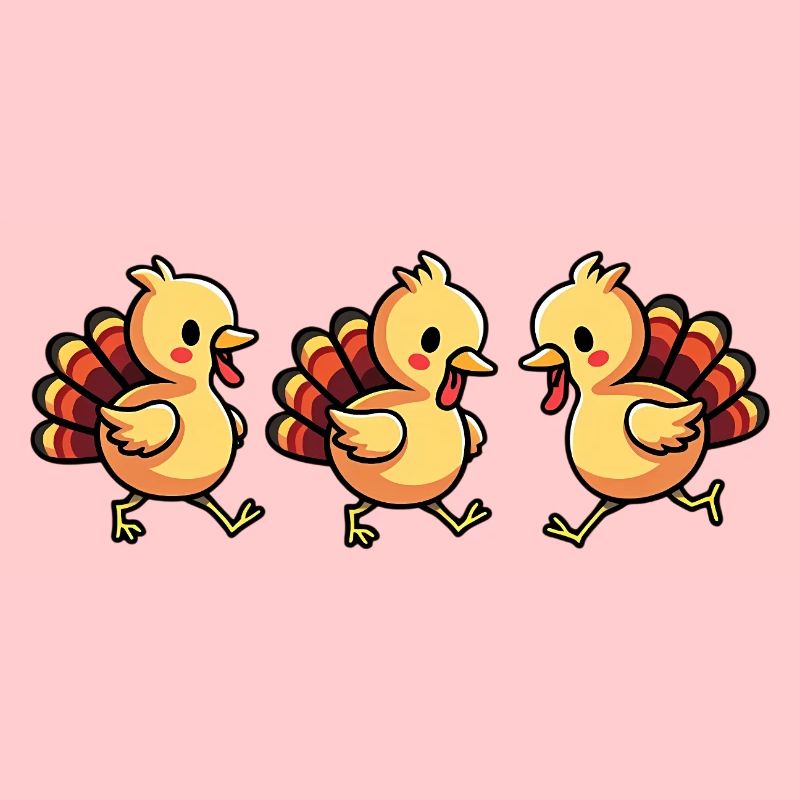 Bébé dinde de Thanksgiving