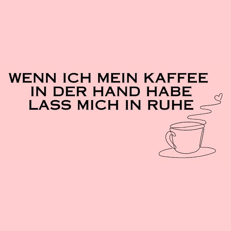 Kaffee in der Hand