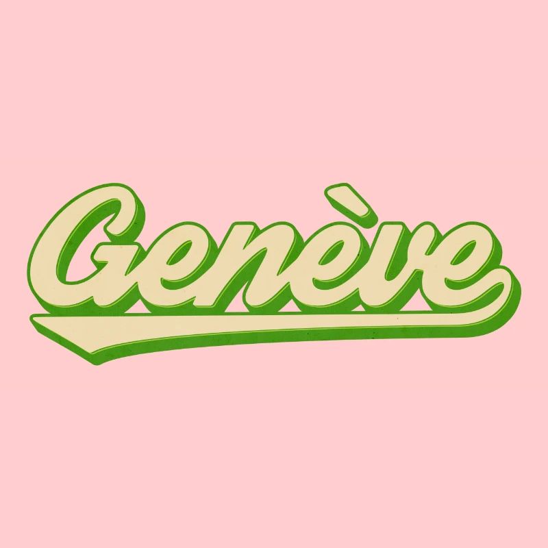 Genève Retro Script Limette