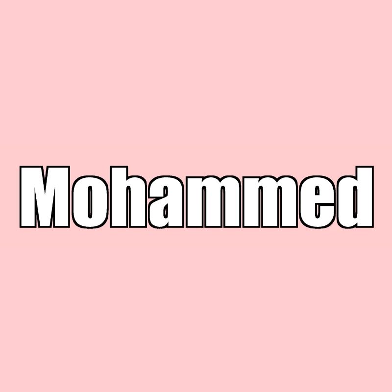 Muhammad - (Human name)