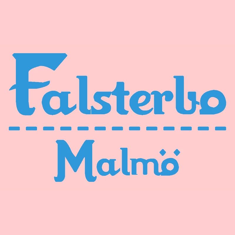 Centrum Malmö – Conception de texte bleu