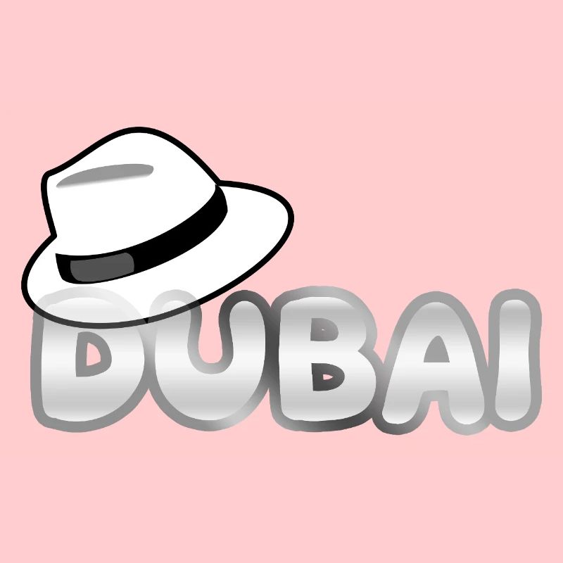 Dubai Stil mit Fedora