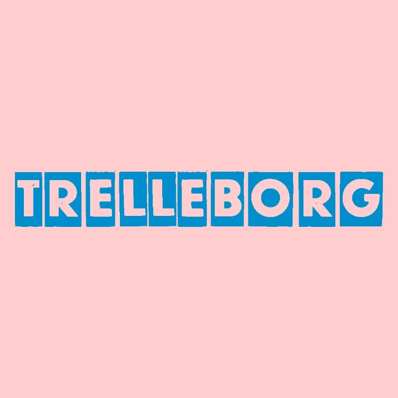 Trelleborg – Blaues Textdesign