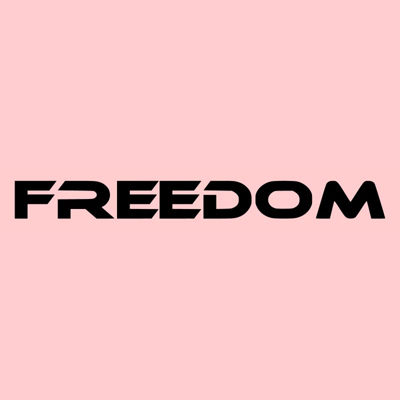 freedom lettering