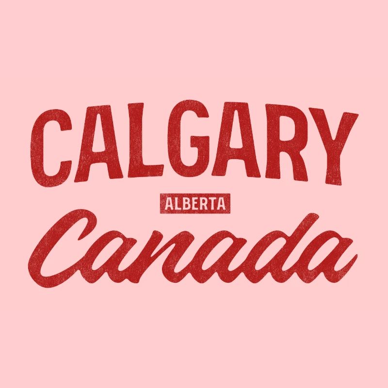 Calgary, Canada, Lettrage vintage