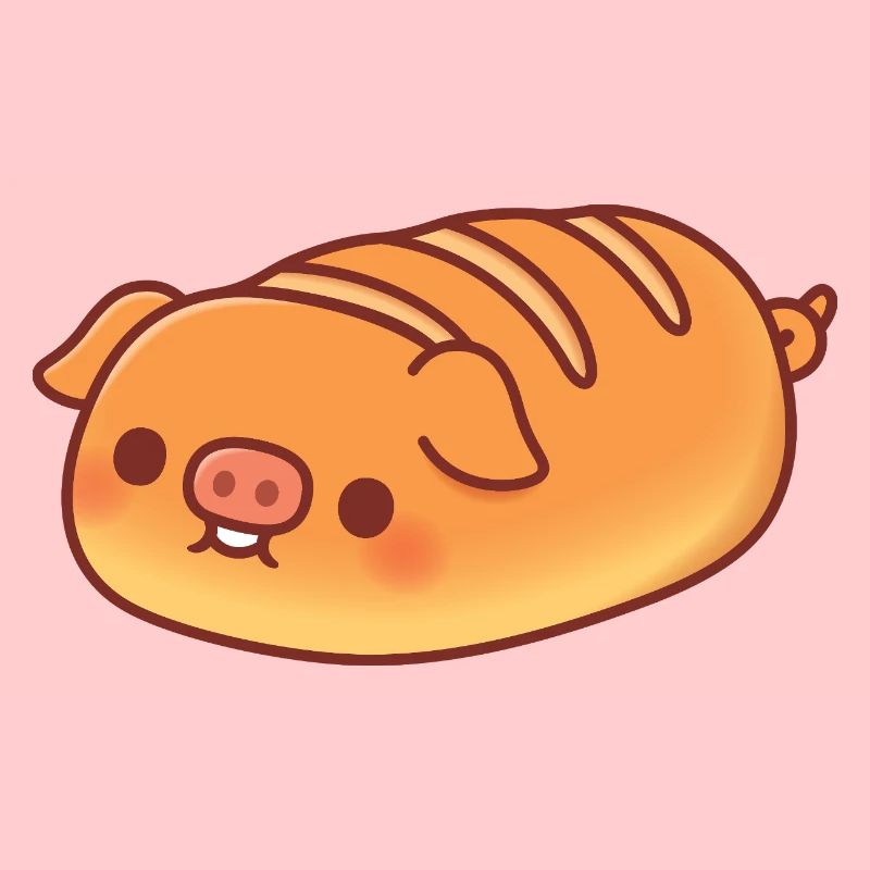 Mignonne miche baguette de cochon