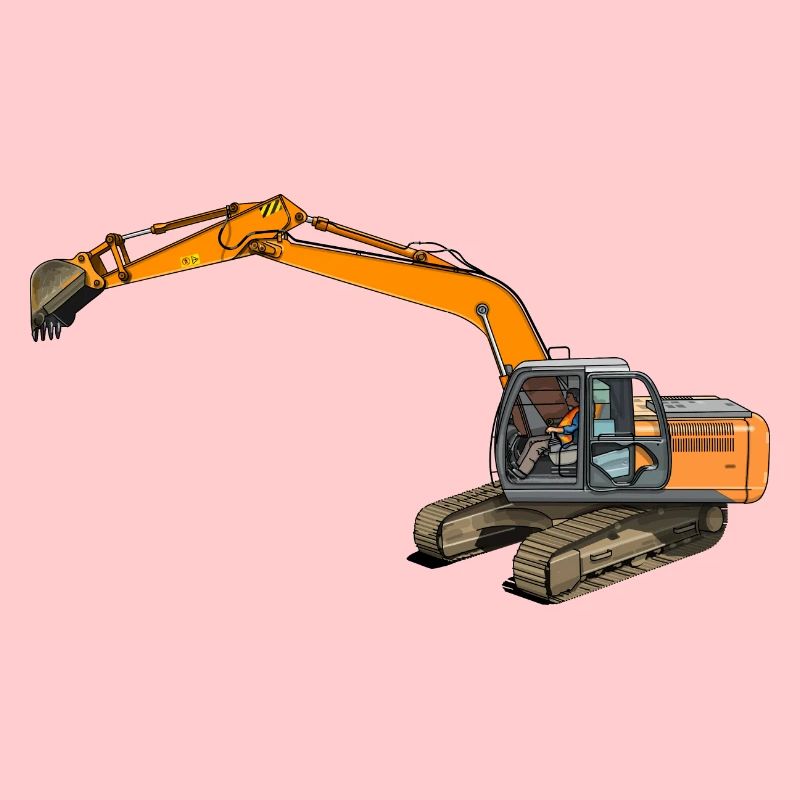 Löffelbagger greift ein