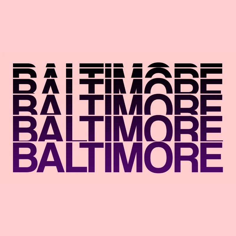 Baltimore Violett Gradient Stil