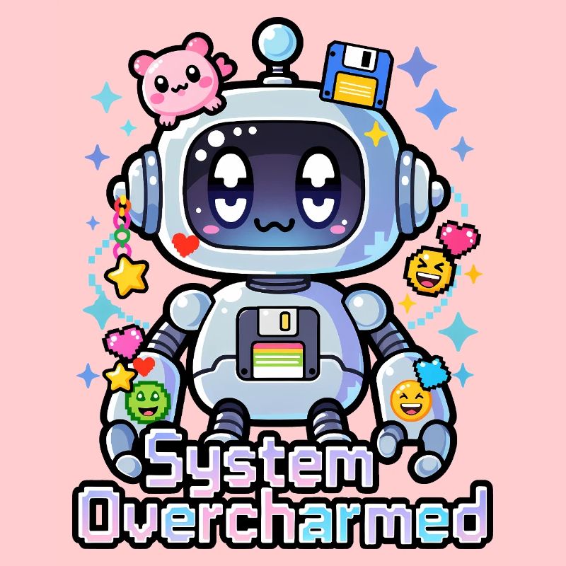 🤖 - Système surcharmé – Robot avec des breloques numériques