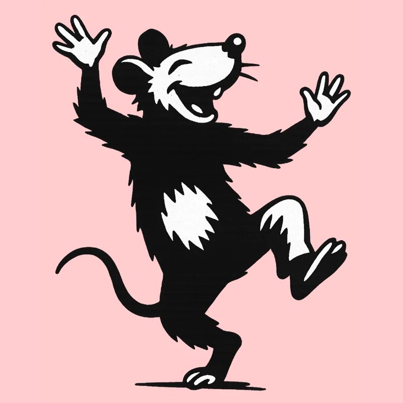 Souris dansante joyeuse
