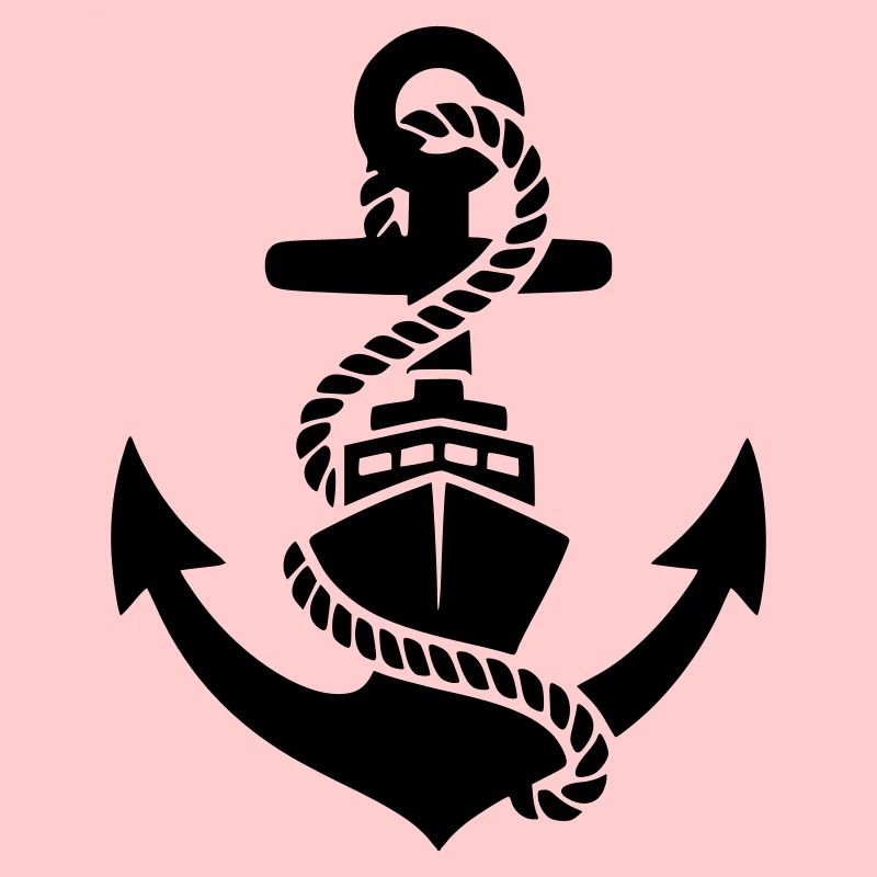 Anker Seil Maritim Silhouette