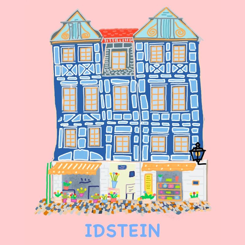 Idstein, point de repère Schiefes Haus, Allemagne