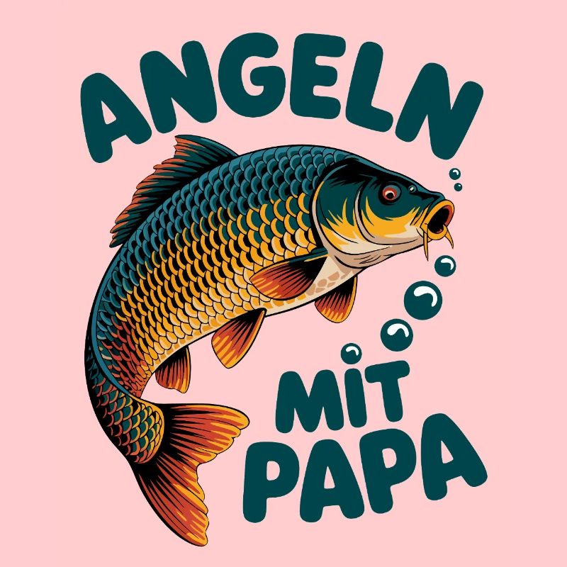 Pêche avec motif de poisson papa