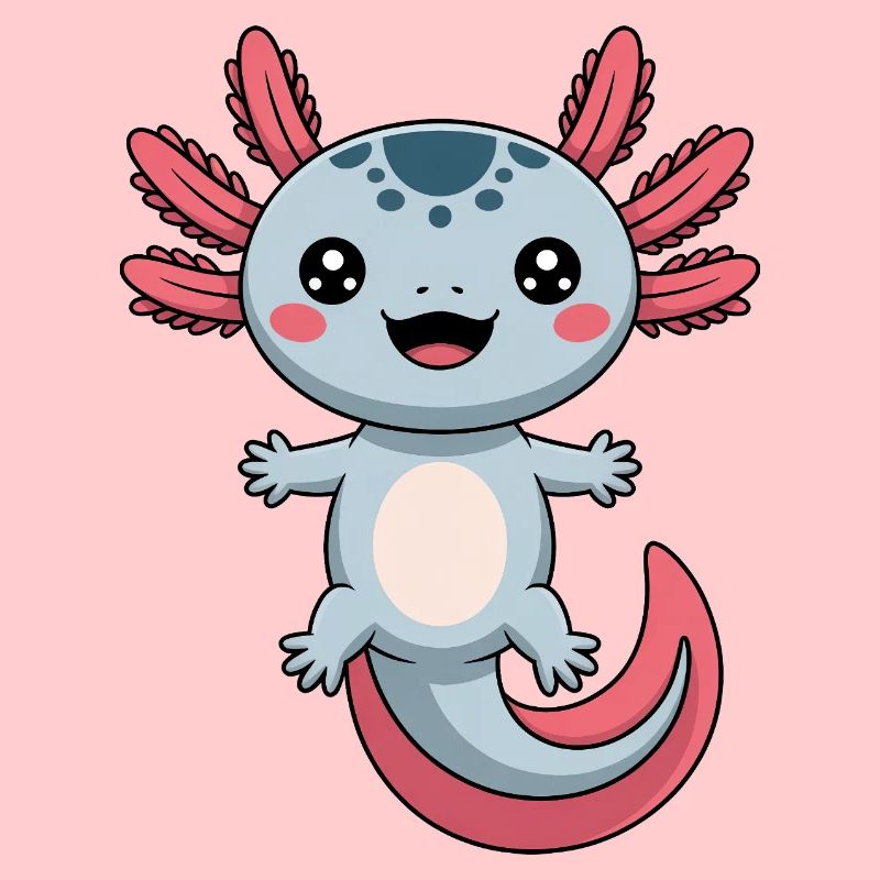Axolotl Cute Comic
