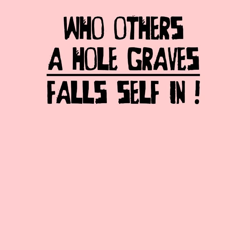 Denglisch Wer andern eine Grube gräbt