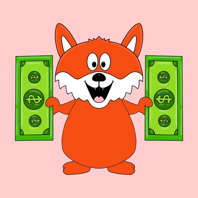 FUCHS - SPARFUCHS - GELD - GELDSCHEINE - TIER