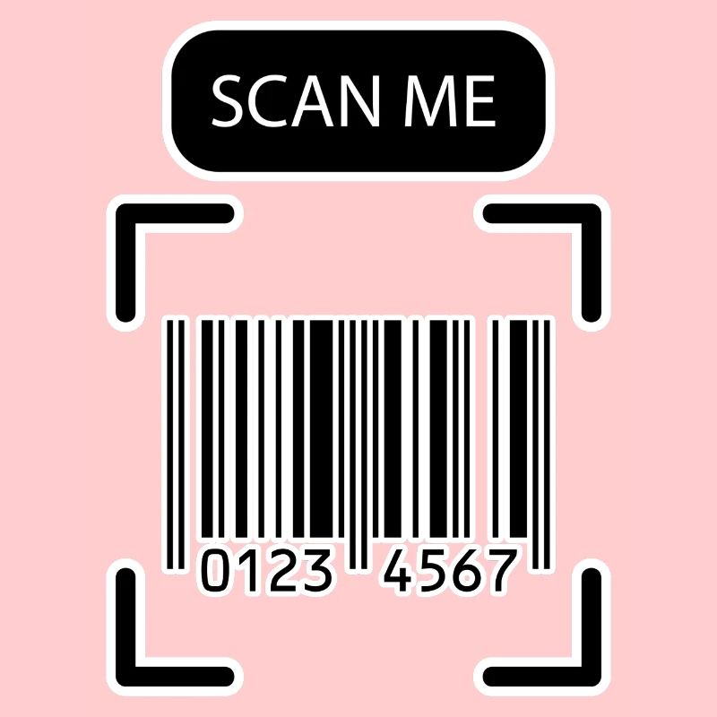 SCAN ME Barcode Funny Design