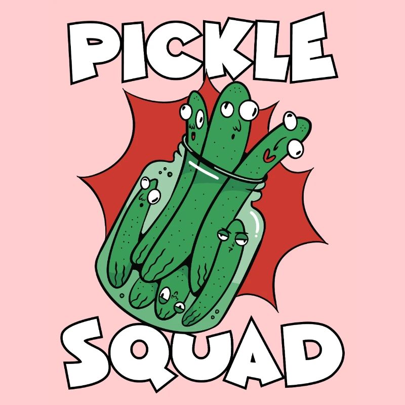 Pickle Squad Gurken Team Gurkenglas Gurkentruppe