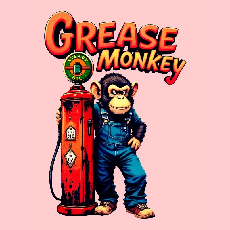 Conception rétro de la pompe GreaseMonkey