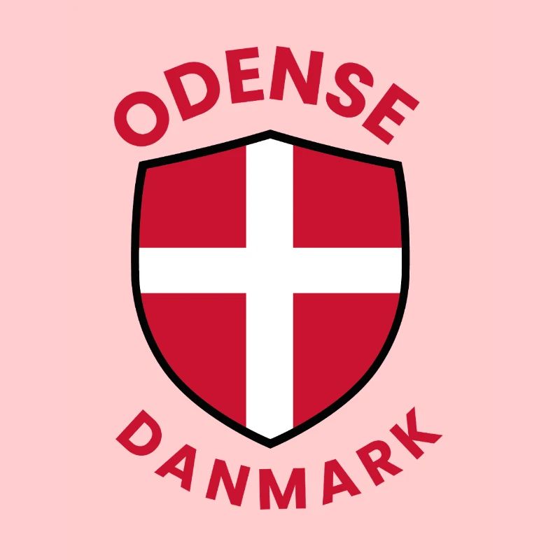 Blason du drapeau du Danemark d’Odense