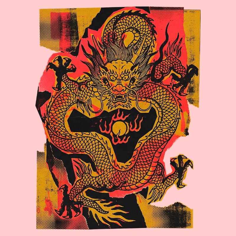 Chinesischer Drache Kunst