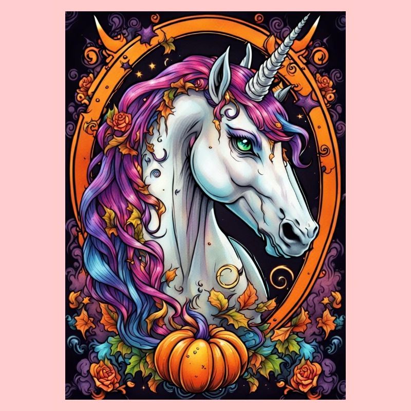 Farbtraum Unicorn im Herbstring