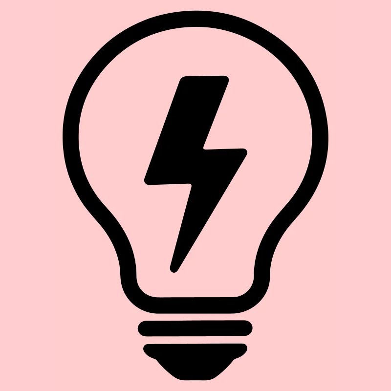 Creative Idea T-shirt - Electric Light Bulb
